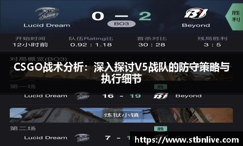 CSGO战术分析：深入探讨V5战队的防守策略与执行细节